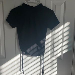 Forever Rose Black Blouse